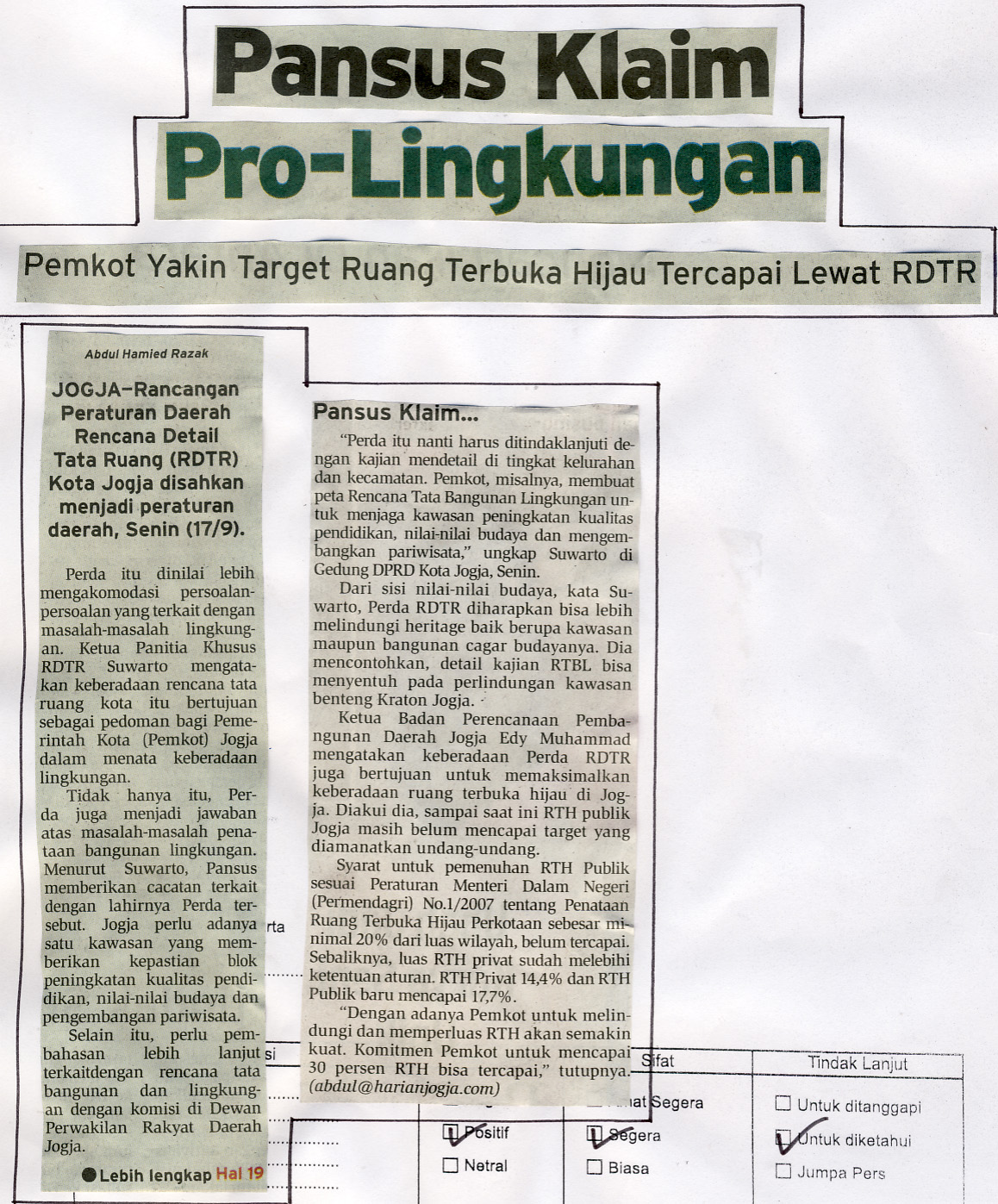 Kliping jogja terbaru